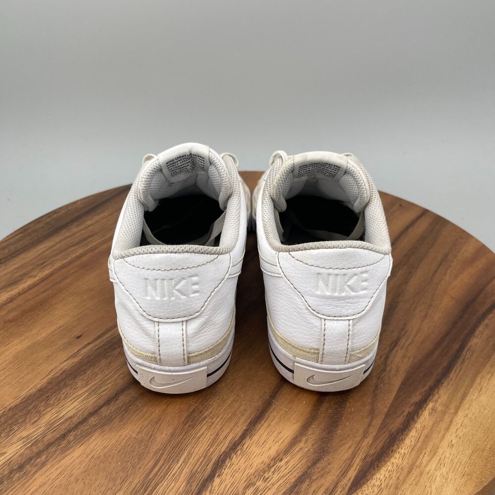 Nike Court Legacy Next Nature Shoes Mens Size 10 White Leather Tennis Lifestyle - Picture 4 of 9